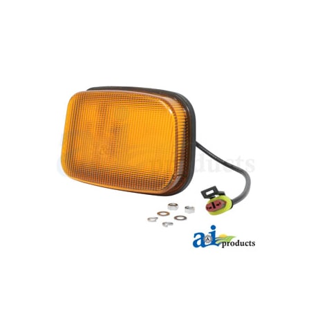 A & I Products Warning Light, LED, Amber, LH Front / RH Rear 0" x0" x0" A-WL9581